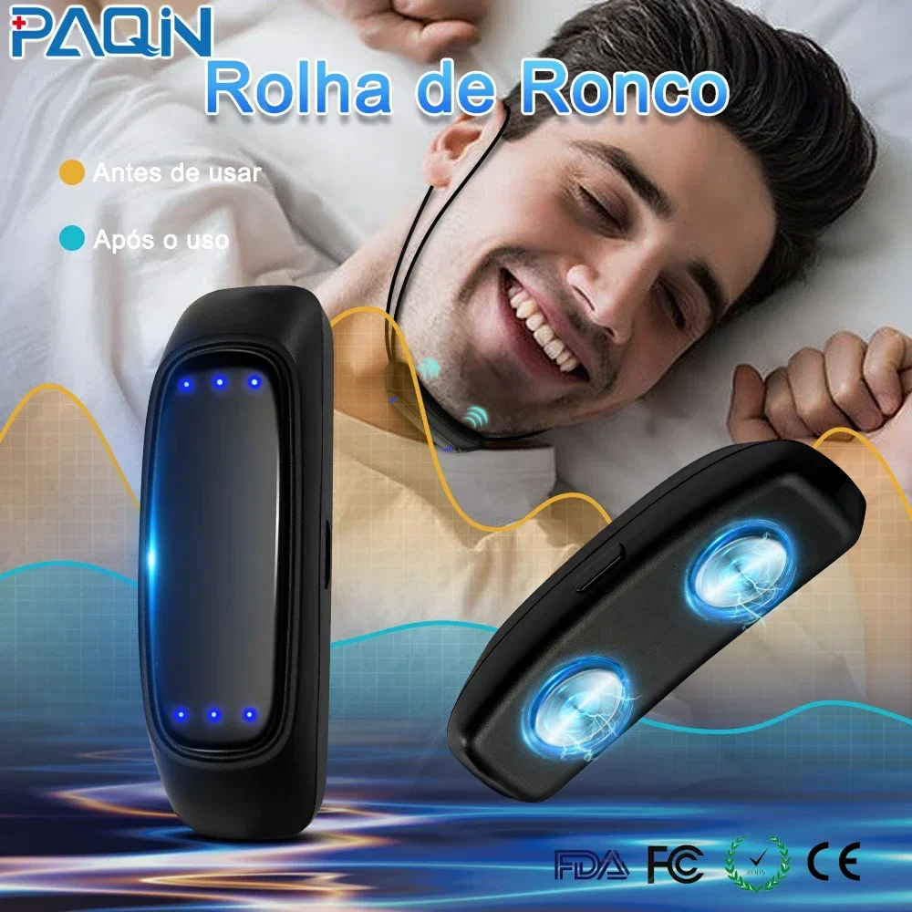 Portable Electric Snoring Stopper Corrects Sleeping Snoring Jaw Support Intelligent Throat Pulse Snoring Stopper