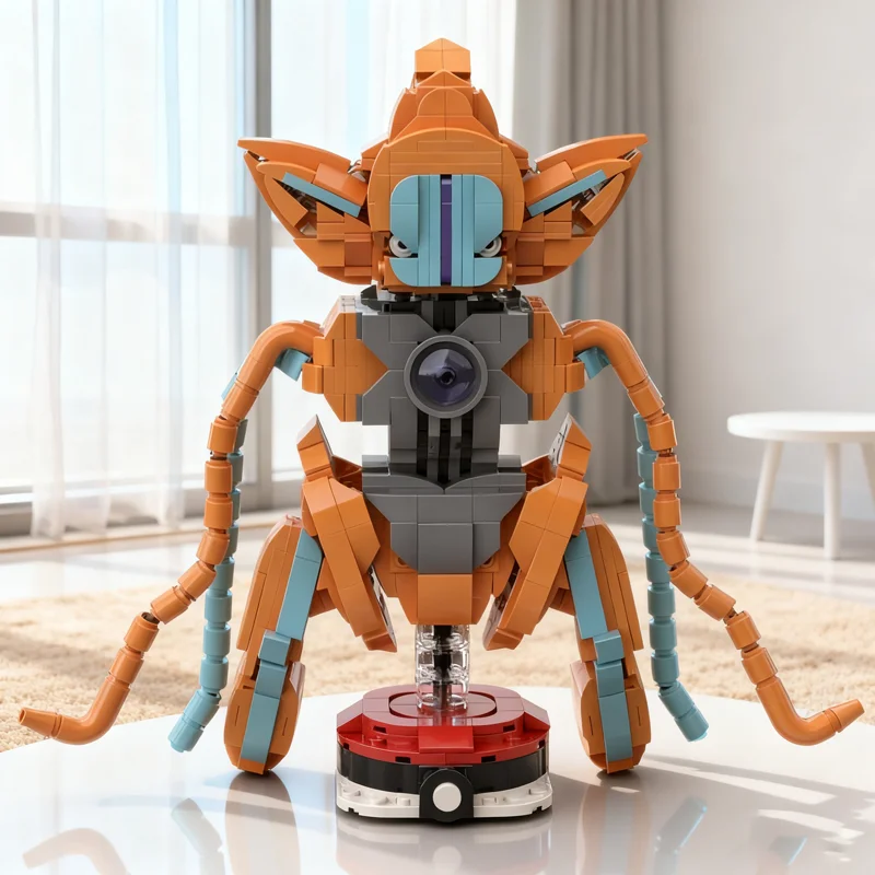 841pcs MOC Deoxys Attack Forme BrickHeadz Model Building Blocks Toy Architecture Christmas Gift DIY Assemble Birthday Craft