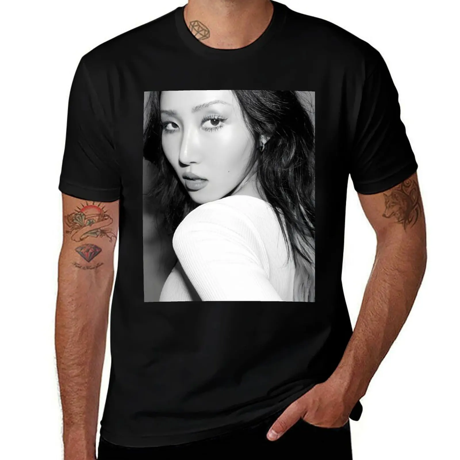 Hwasa MAMAMOO Killing Voice PhotoShoot T-Shirt Anti-Fade Casual Tee Shirt T-Shirt