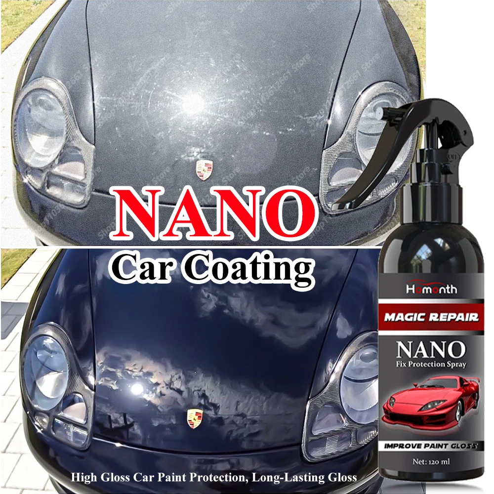Graphene Nano Ceramic Car Coating Kit - Universal Professional Car Beauty, High Gloss Car Paint Protection, Long-Lasting Gloss