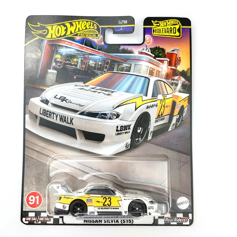 

Hot Wheels Boulevard LB Super Silhouette Nissan Silvia S15 1/64 Collection Metal Die-Cast Car GJT68