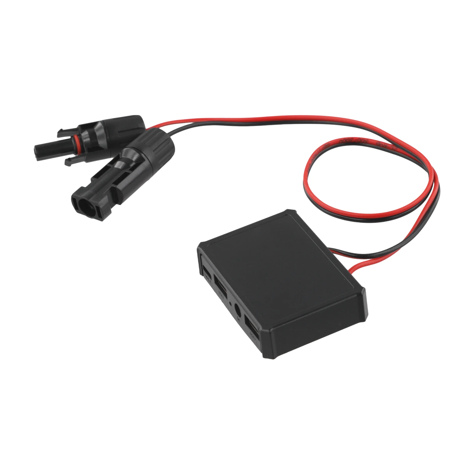 2 1 Solar Adapter for Portable for Power Stations with DC Input 0.138 x 0.053 and Stable Output Performance 2 1