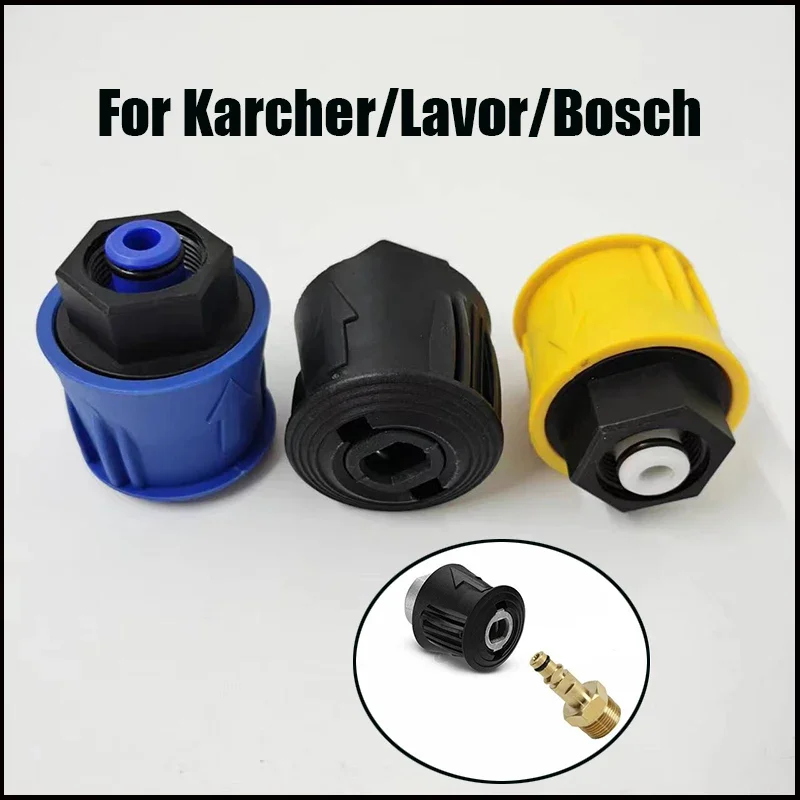 High Pressure Cleaning Machine Hose M22-pin14&15 Adapter Quick Connector Converter Fitting  Extension Hose For Karcher K Series