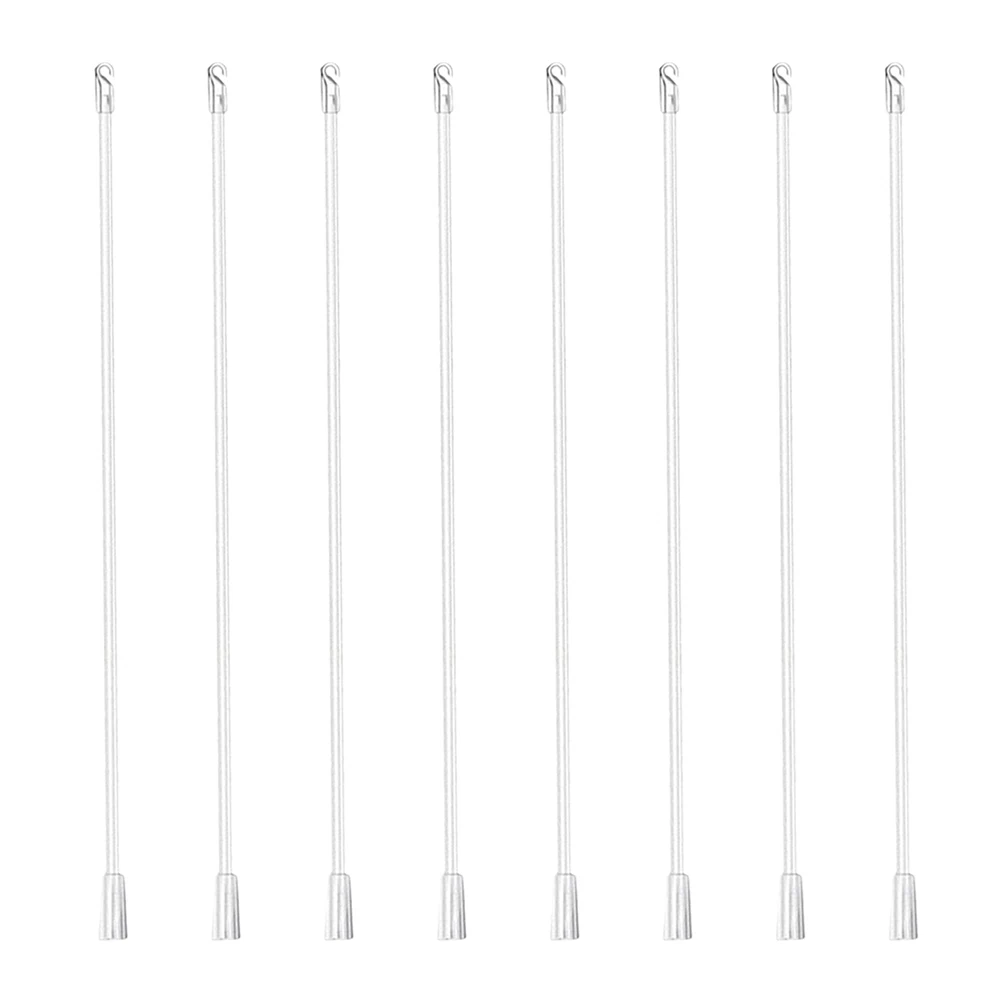 

8pcs 24 Inch Blind Rod Hooks Transparent Plastic Handle Replacement Rods for Window Blinds Easy Install Lightweight Reusable