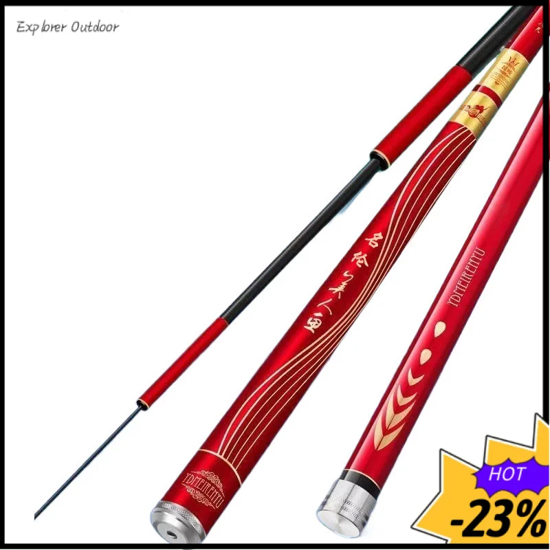 

Жесткая карбоновая ручная удочка, черная яма 28T и соревновательная рыбалка