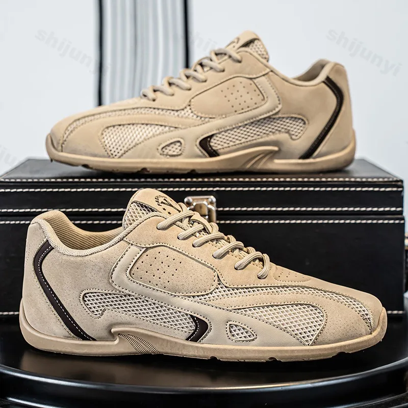 

Men Casual Sports Shoes Autumn 2025 Comfortable Non Slip Breathable Outdoor Sneakers Fashion Flat Bottom Man Zapatos Para Hombre
