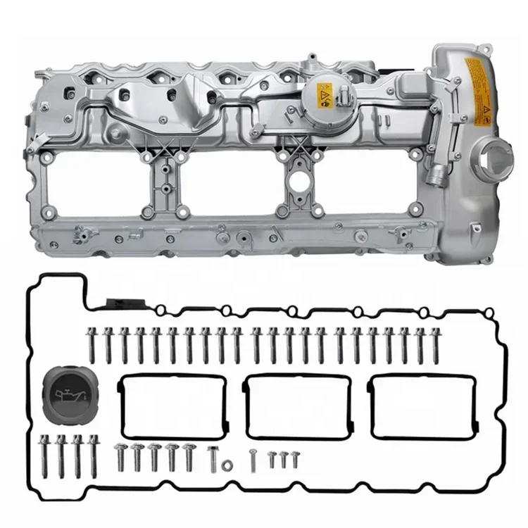 OE  11127846359   S55  Quality Engine Aluminium Valve Cover Kit for S55 Cylinder Head Valve Cover