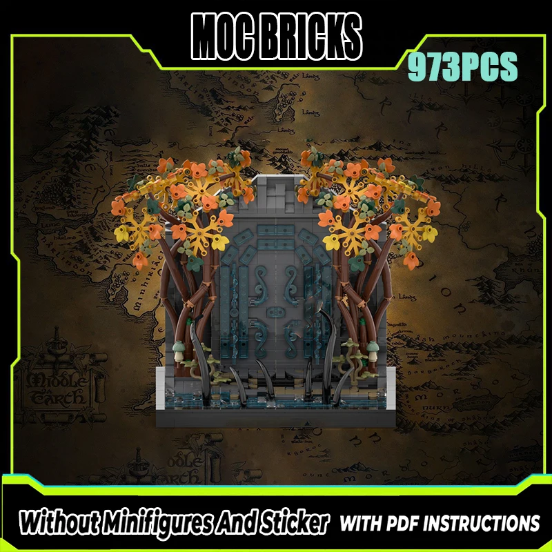 

Exquisite New Product MOC Building Blocks The Lord of the Rings Movie Model Moria Gate Technology Modular Children's Toy DIY Set
