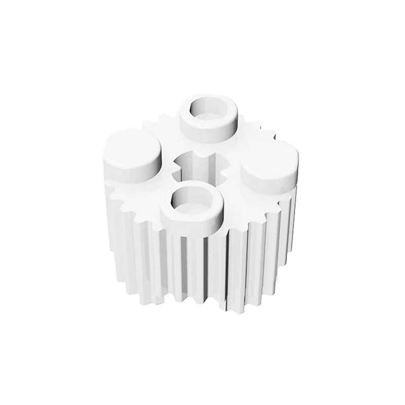 10Pcs MOC Parts 92947 Brick Round 2 x 2 with Axle Hole Grille Compatible Bricks