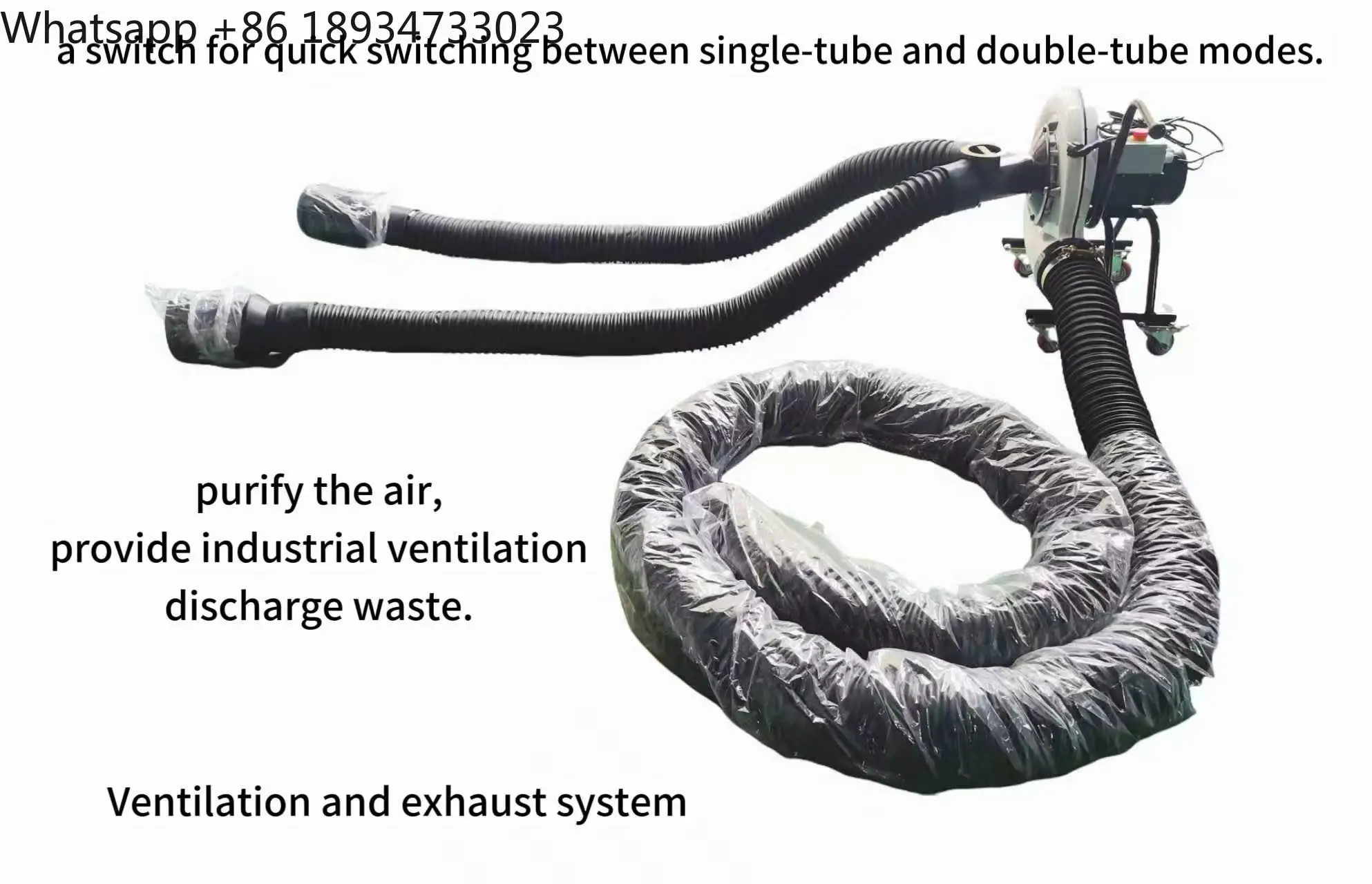 Fengshen Semi-Automatic Dual Ended Switchable Portable Vacuum Cleaner Mobile Dust Collector Repair Car Workshops Vehicle