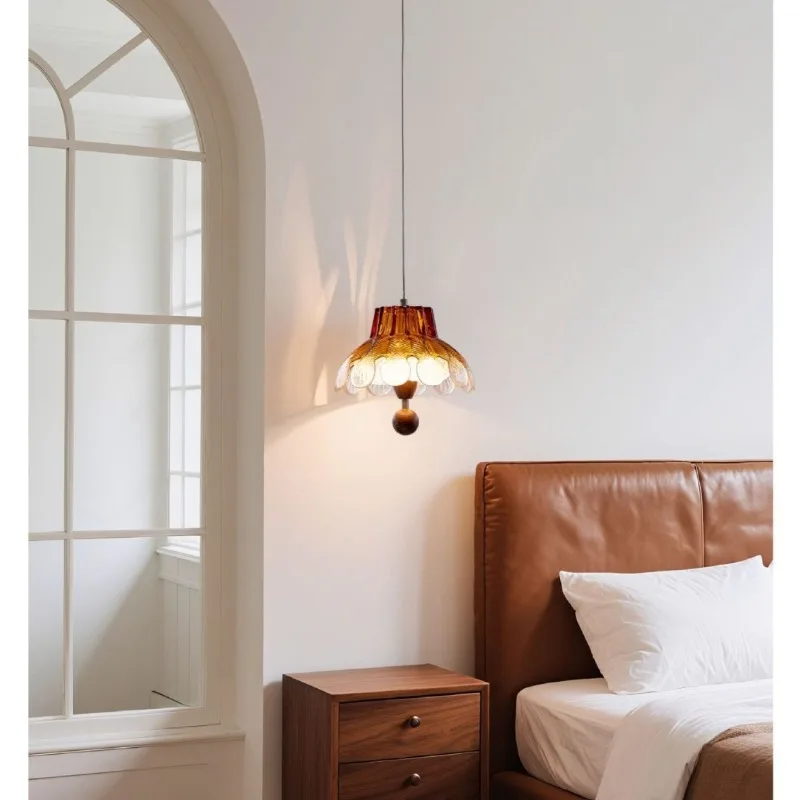 

Living room chandelier, modern medieval French glass hall creative personality art eye protection lamp decoration 2025 new model