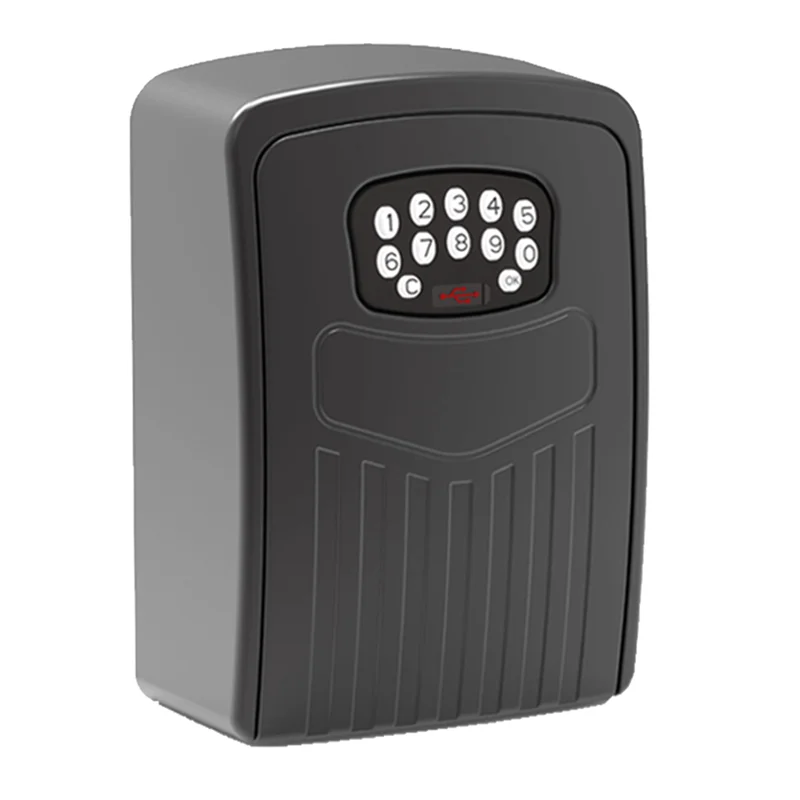 -September TUYA Smart Key Box Bluetooth Storage Lock Box Smart Life App Wall Mount Security Anti-Theft Lockbox
