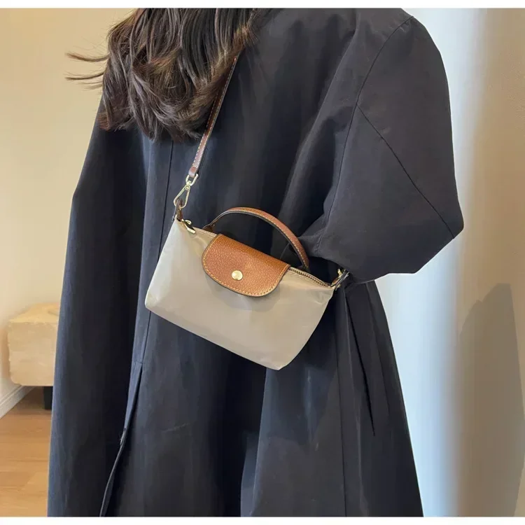 Sac à Main de Luxe à Bandoulière Simple de Styliste pour Femme, Mini Axillaire GT, Hobos Tendance