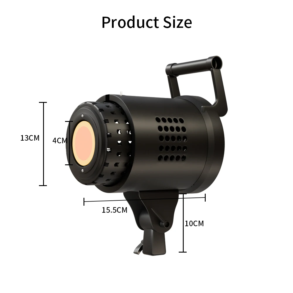 Bowens Video Studio Kit 135W Photography Light Kit LED Lamp Flash Studio New Year Lighting 3000-6000K 3 Color