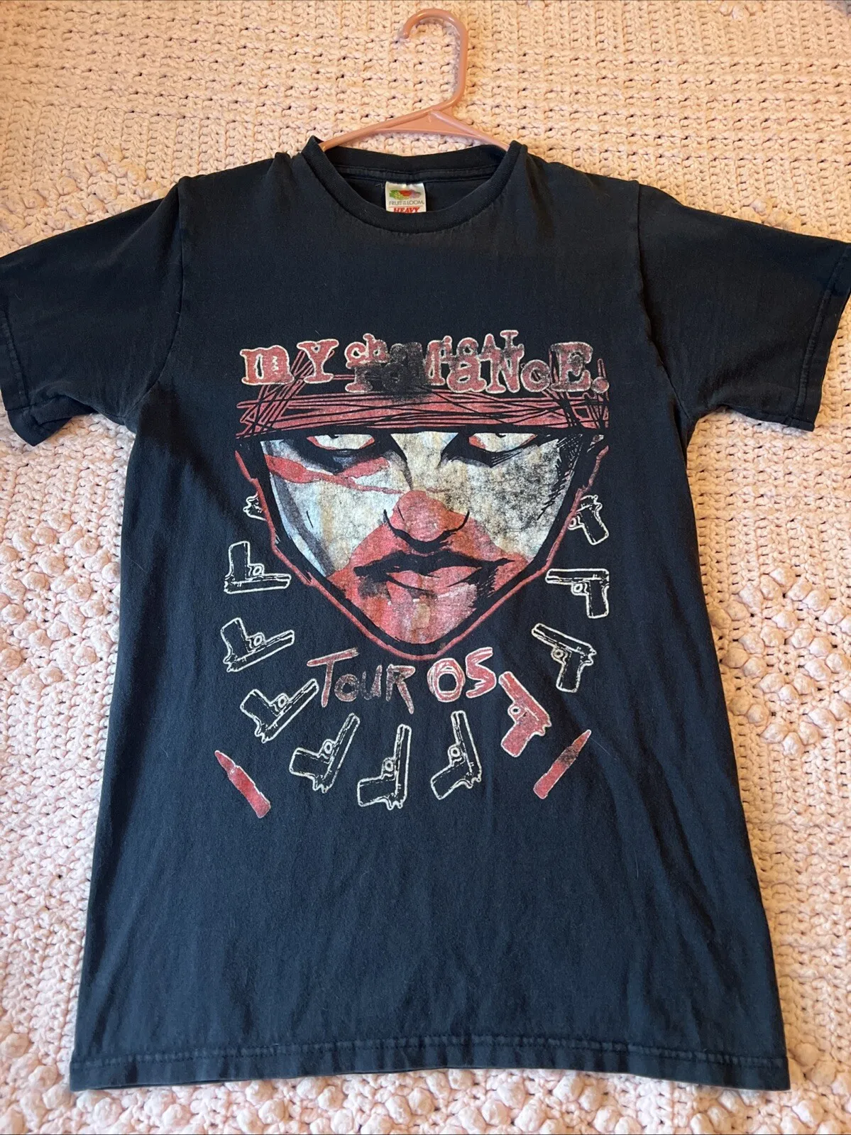 Vintage 2005 My Chemical Romance Tour camiseta tamaño pequeño raro hombres-ropa Anime ropa de hombre hombres regalos originales