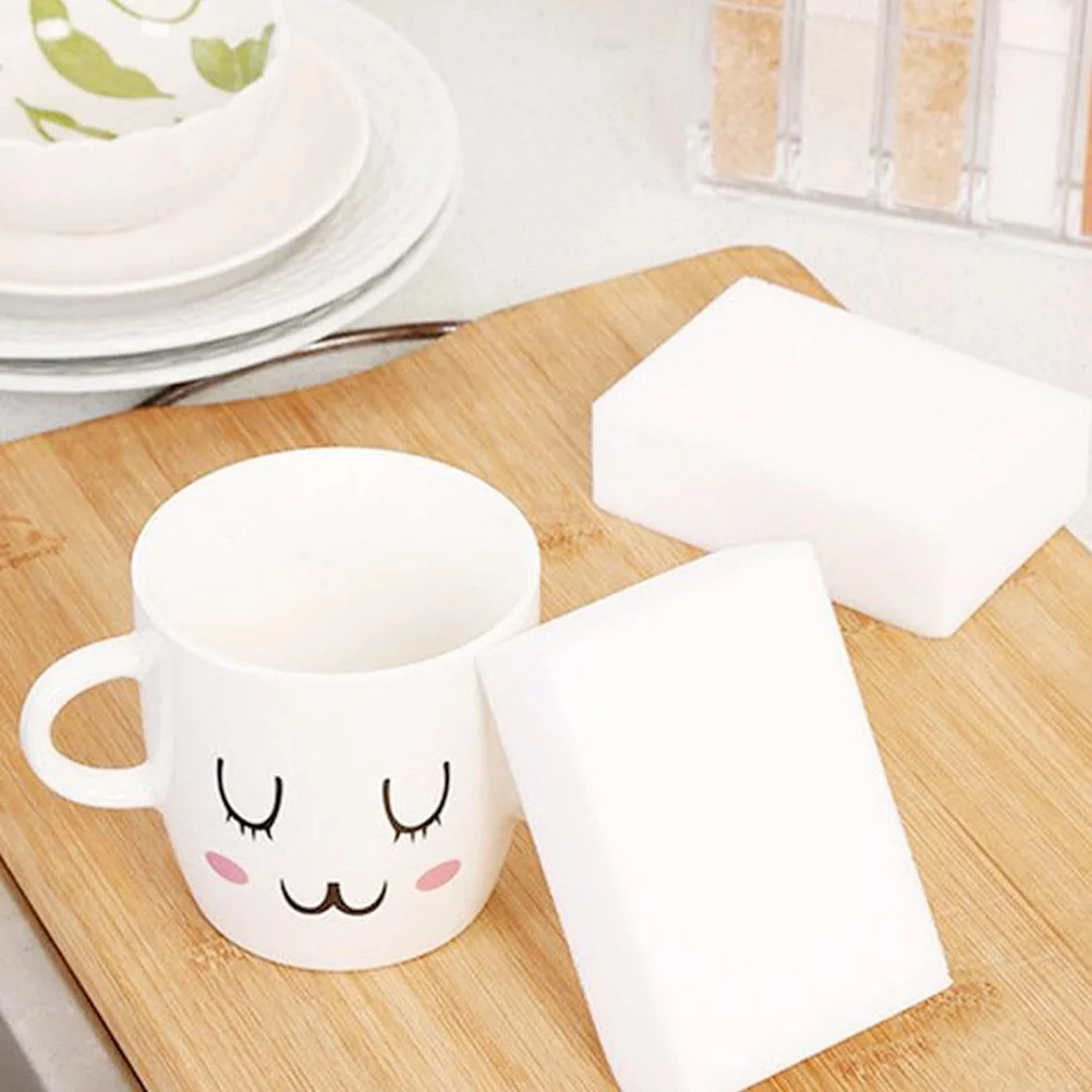 

100Pcs Sponge Strong Water Absorption Easy to Wring Comfortable Hold Cleaning Sponge for Household Dishwashing