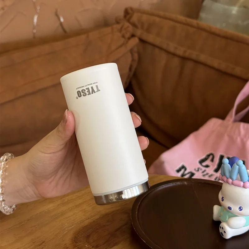 قوارير مكنسة كهربائية صغيرة الحجم من Tyeso 304، زجاجة مياه معزولة من الفولاذ المقاوم للصدأ، كوب سفر خفيف الوزن للمكتب الخارجي
