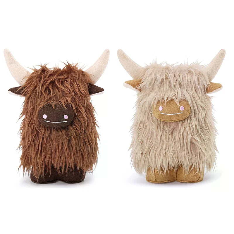 Highland Cow Gnomes Birthday Decorations Gifts Cream Scottish Tomte Decor Farmhouse Nordic Dwarf Home Calf Gnome Herd Collection