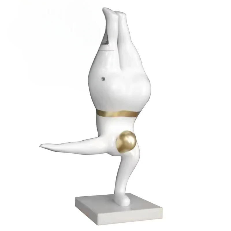 

Oriental Elegant Free Fat Woman Body Sculpture Ornament Decorative Art Free Stretch Inverted Dance Craft