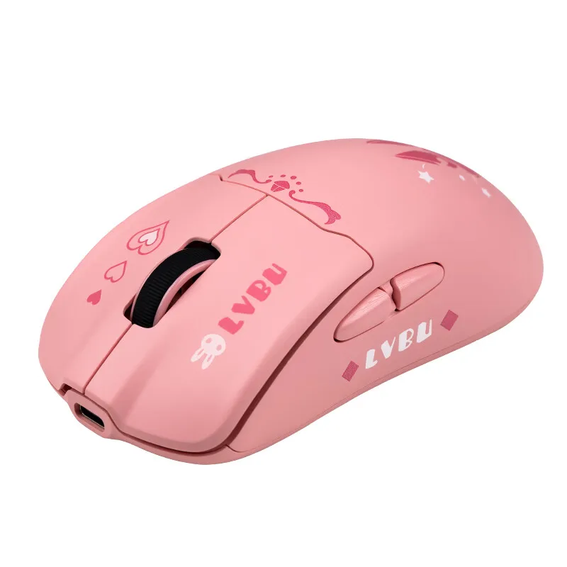 Imagem -02 - Mouse sem Fio com Base de Carregamento Rgb Mode Gaming Sensor Peso Leve pc Gamer Esports Mouse Personalizado Paw3395 Valkyrie-m1