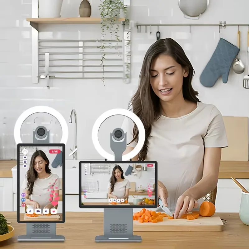

High Quality HD Touch Screen Live Video Broadcast hine For Facebook TikTok Livestreaming Radio TV Broadcasting Equipment