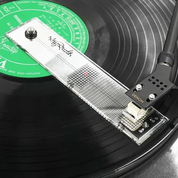 رائجة البيع مرآة تعديل حاكم LP خرطوشة الفينيل القلم محاذاة المنقلة زاوية معايرة قياس أداة الفونوغراف اكسسوارات