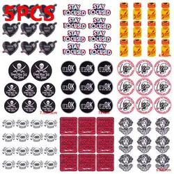 5PCS/Lots Punk Embroidery Patch Horror Movie Embroidered Patch Iron On Patches For Clothing Sticker Jacket Jeans Badge Decor DIY