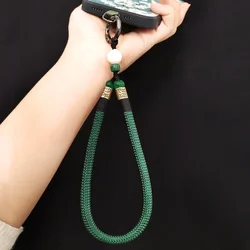 Such As Flower Mobile Phone Lanyard Retro National Style Braided Rope Mobile Phone Case Universal Clip Sling Short Wrist Rope