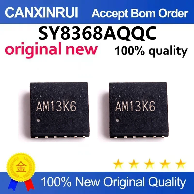 （5pcs-100pcs）Original genuine SY8368AQQC silk screen AVI DFN-12 synchronous buck DC-DC regulator chip