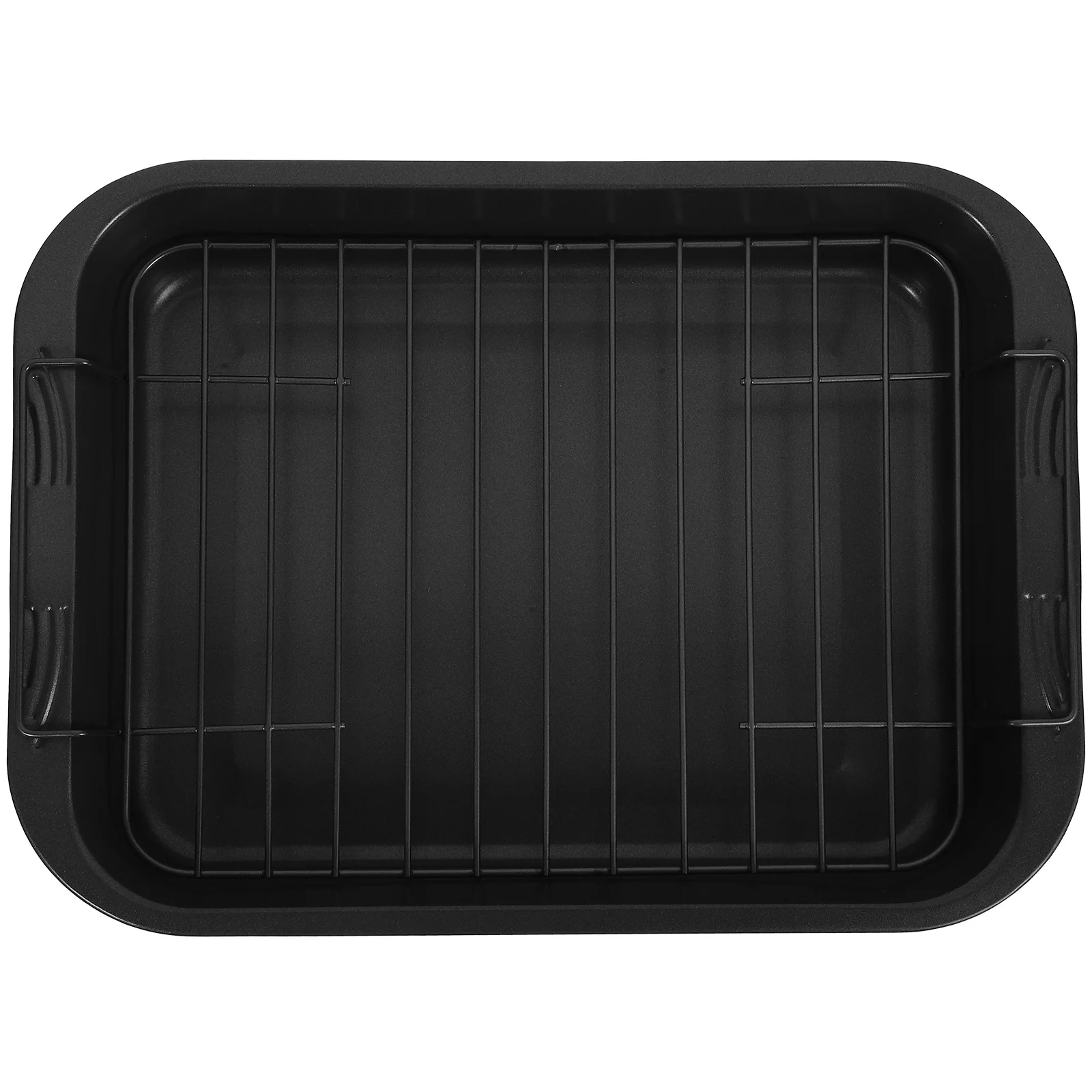 

1 set 1 Set Of Non-Stick Carbon Steel Rectangle Baking Pan Smooth Reusable Bakeware For Cake Cookie Bread Dessert Small