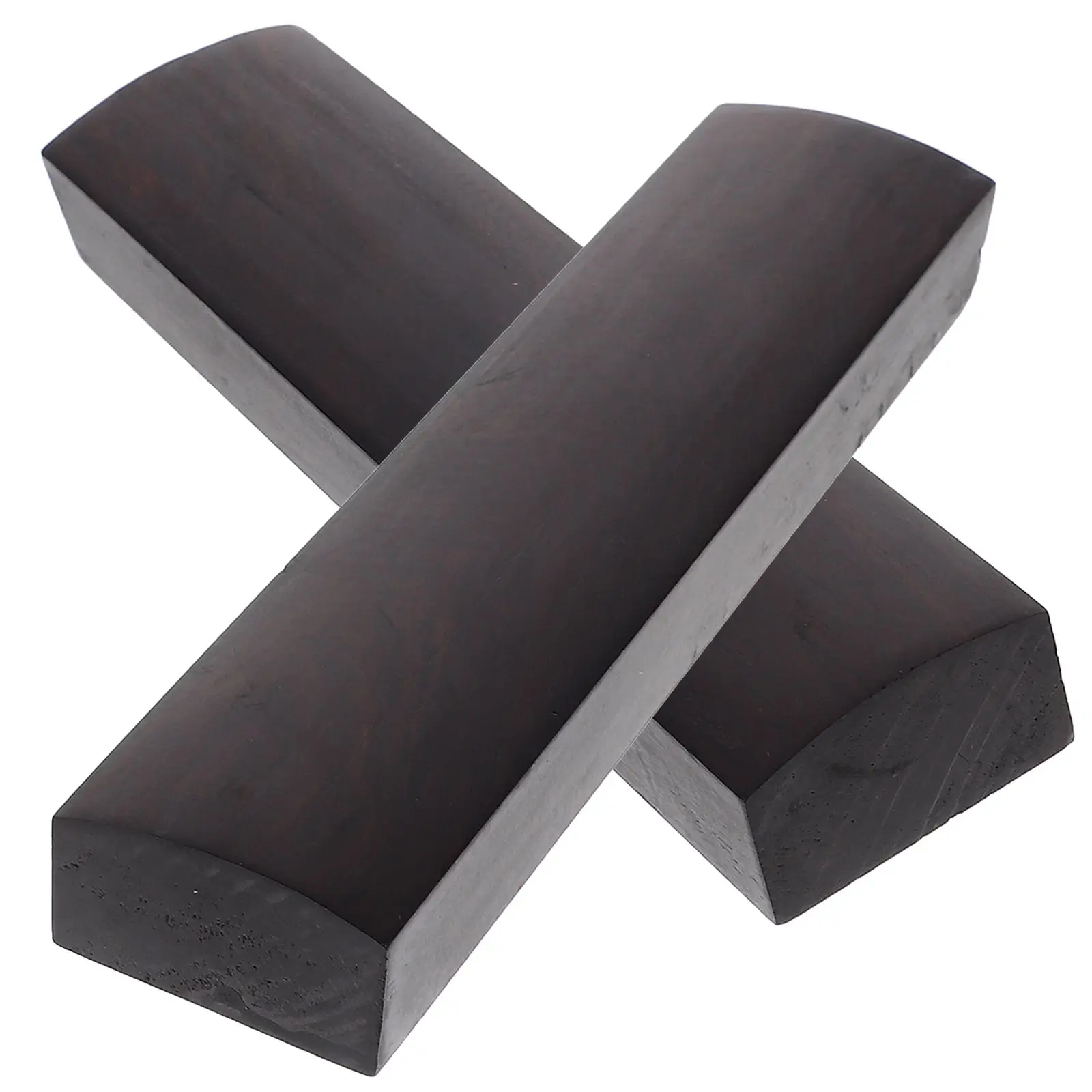

Wooden Calligraphy Paperweight 18CMx35MM Black Office Desk Tool for Practice Smooth Rectangular Durability