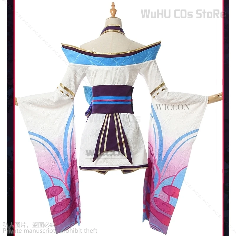 Gioco LOL Costume Cosplay Spirit Blossom Cosplay outfit Anime Halloween Party Costumes For Women Girl Pink Wig