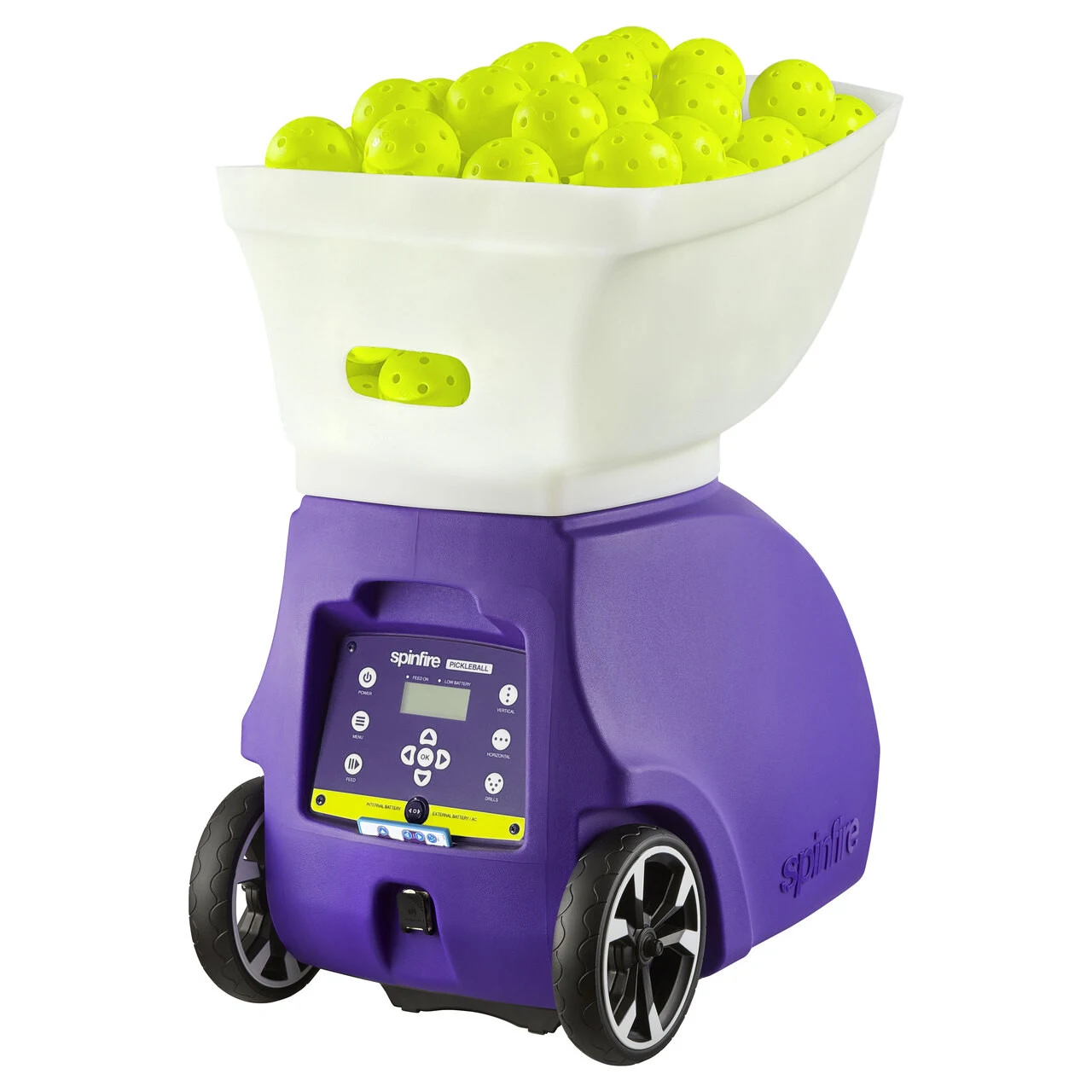 

Smart Automatic Serving Random Multi-mode Adjustments Pickleball Machine with APP Controlled Auto Feed Suitable for Players