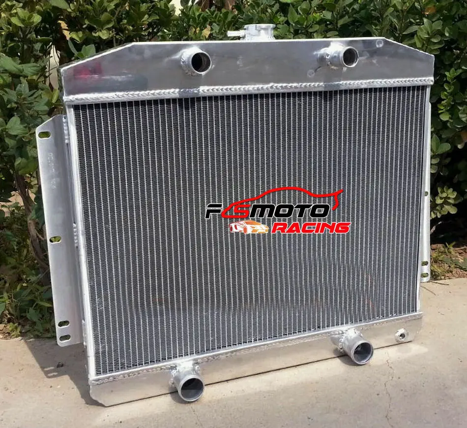 For Mercury WIth Flathead V8 engine 1949-1951 1950 49 50 51 MT Aluminum Radiator