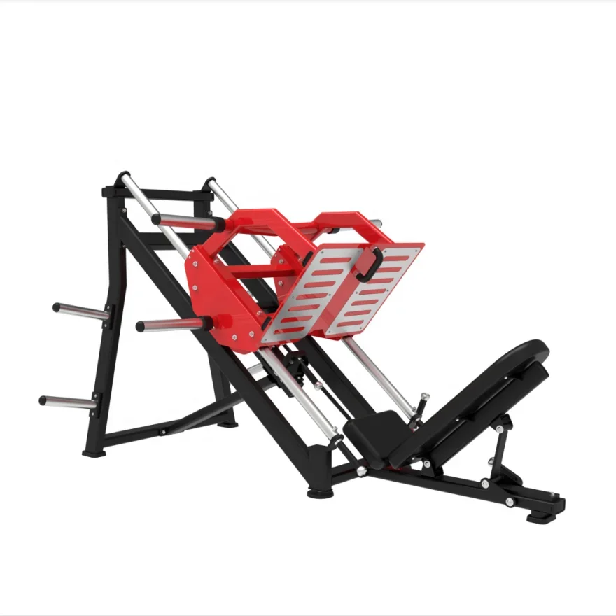 

Commercial Gym Equipment Strength Training Weight Plate Loading Linear Incline Leg Press Machine 45 Degree Leg Press