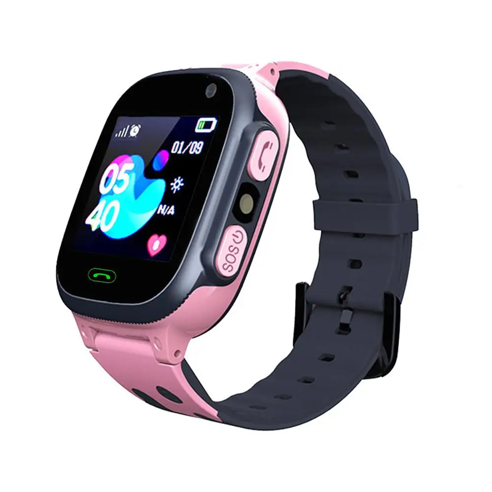 for S1 Kids Children Smart Watch Sim Card Call Smartphone With Light Touch-screen Waterproof Watches English Version reloj momo