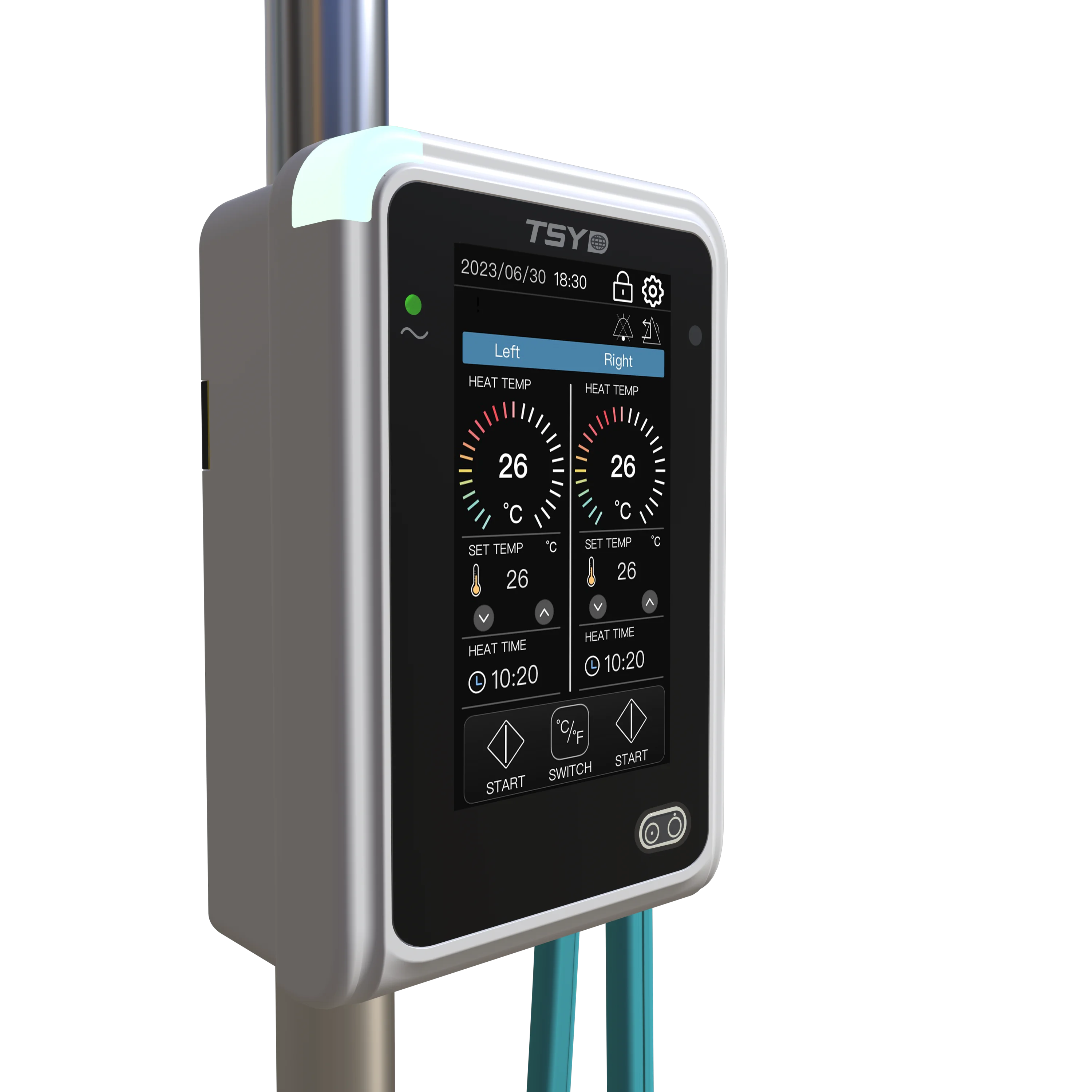 

Dual Channel electro-hydraulic and blood fluid heater -Single Channel
