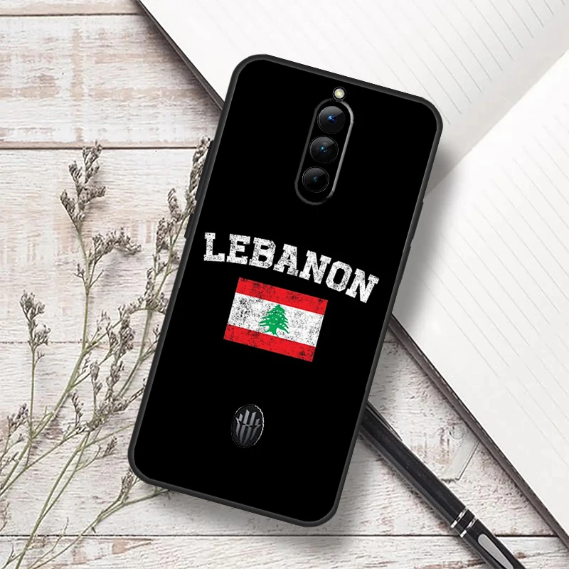 Lebanese Lebanon Flag Case For ZTE Nubia Red Magic 8 Pro Plus 6 7 6S 7S 8S Pro 6R 5S 5G Redmagic 9 Pro Plus Cover