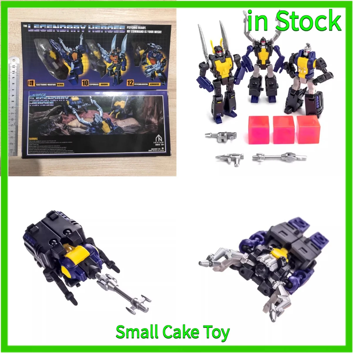 【متوفر 】 ألعاب التحول Newage NA Insecticon H10 H11 H12 شخصيات الحركة Kickback SHRAPNEL Bombshell مع صندوق