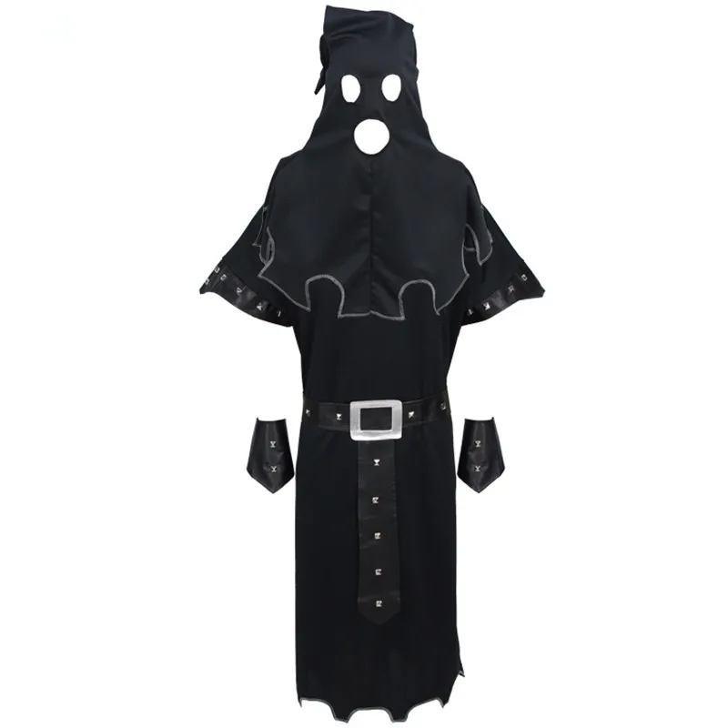 Executioner Costume for Men Black Scary Halloween Costumes Festival Dress Up Clothing