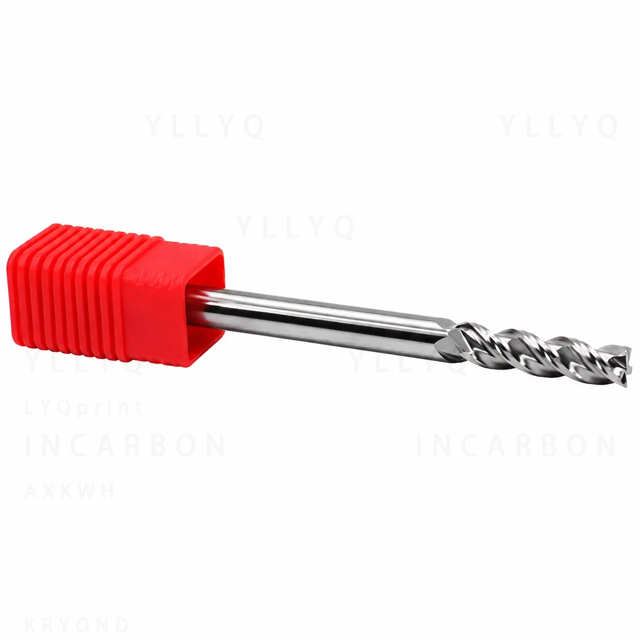HRC55 3-Flute Carbide Milling Cutter Alloy Coated Tungsten Steel Long Reach End Mill for Aluminum CNC Wood CNC Tool