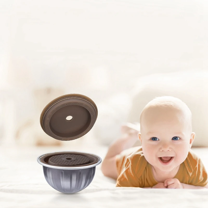 【Must-Haves】4 шт. многоразовые колпачки для капсул Nespresso Vertuo и Vertuoline, многоразовые и совместимые силиконовые капсулы