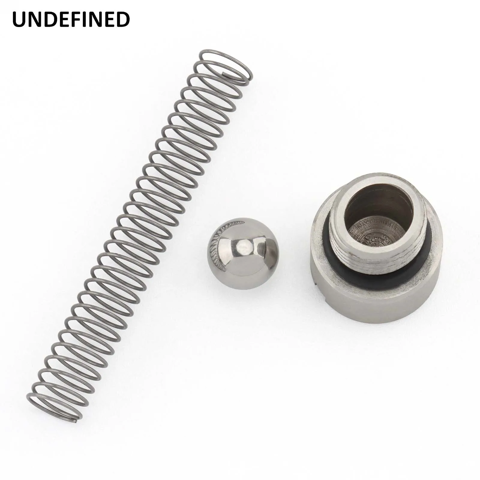 Motorcycle Silver Oil Pump Check Valve Kit For Harley Big Twin Shovelhead Evolution 1981-1999 Moto Accessories Stainless Steel