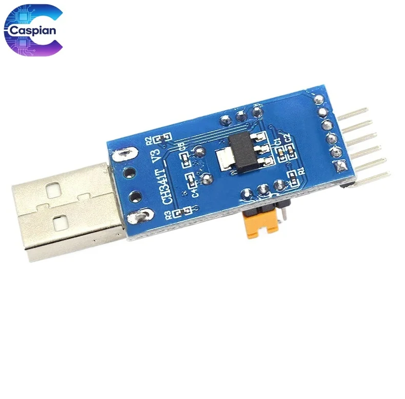 CH341T 2-in-1 USB To TTL I2C IIC UART Serial Module 3.3V 5V Single Chip Download Programme
