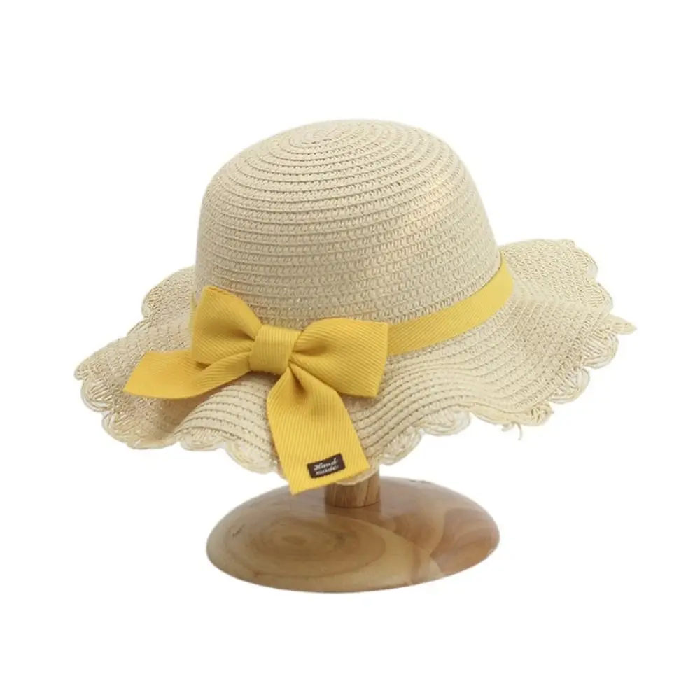 

Летняя сумка на плечо, панама, шляпа с лентой и бантом, солнцезащитный козырек, детская соломенная шляпа, сумки в одном стиле, кепка для девочек в корейском стиле