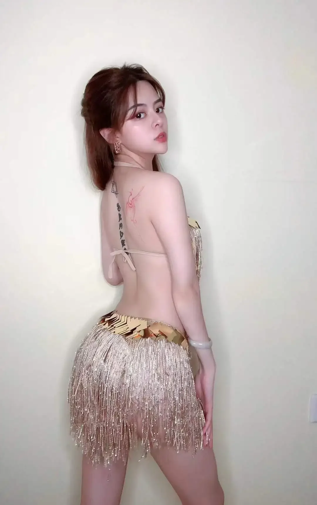 여성 무대 축제 생일 반짝이 드레스 클래식 댄스 드랙퀸 의상