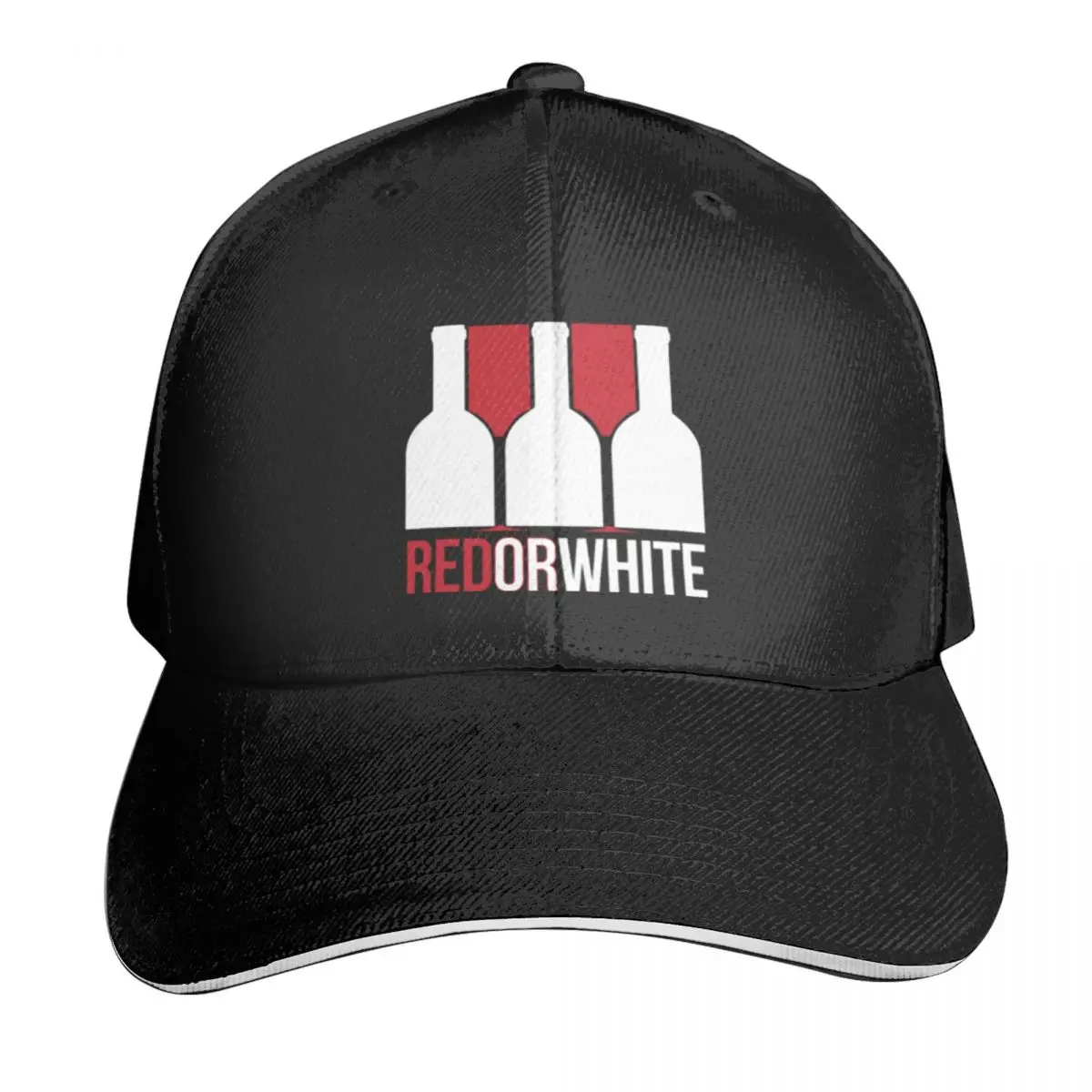 RED Or WHITE A Baseball Caps Hat