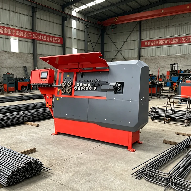 CNC Rebar Stirrup Making Machine Single Wire for Deformed Steel Bar and Round Steel Bar Processing