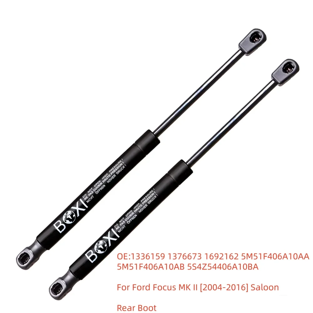 

BOXI 2Pcs Rear Boot Trunk Support Rod 1336159 1376673 Support For Ford Focus MK II [2004-2016] Saloon Gas Springs Lift Struts