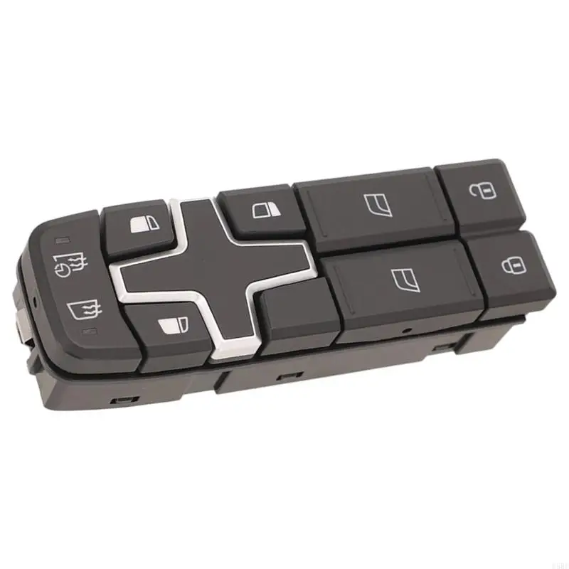 D5BE Door Panel Window Control Switches 22154237 Truck Replacement Part with Button Layout, ABS Housing, Cab Repair Service Work